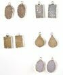 Lot: Druzy Quartz Pendants/Earrings - Pairs #140829-1